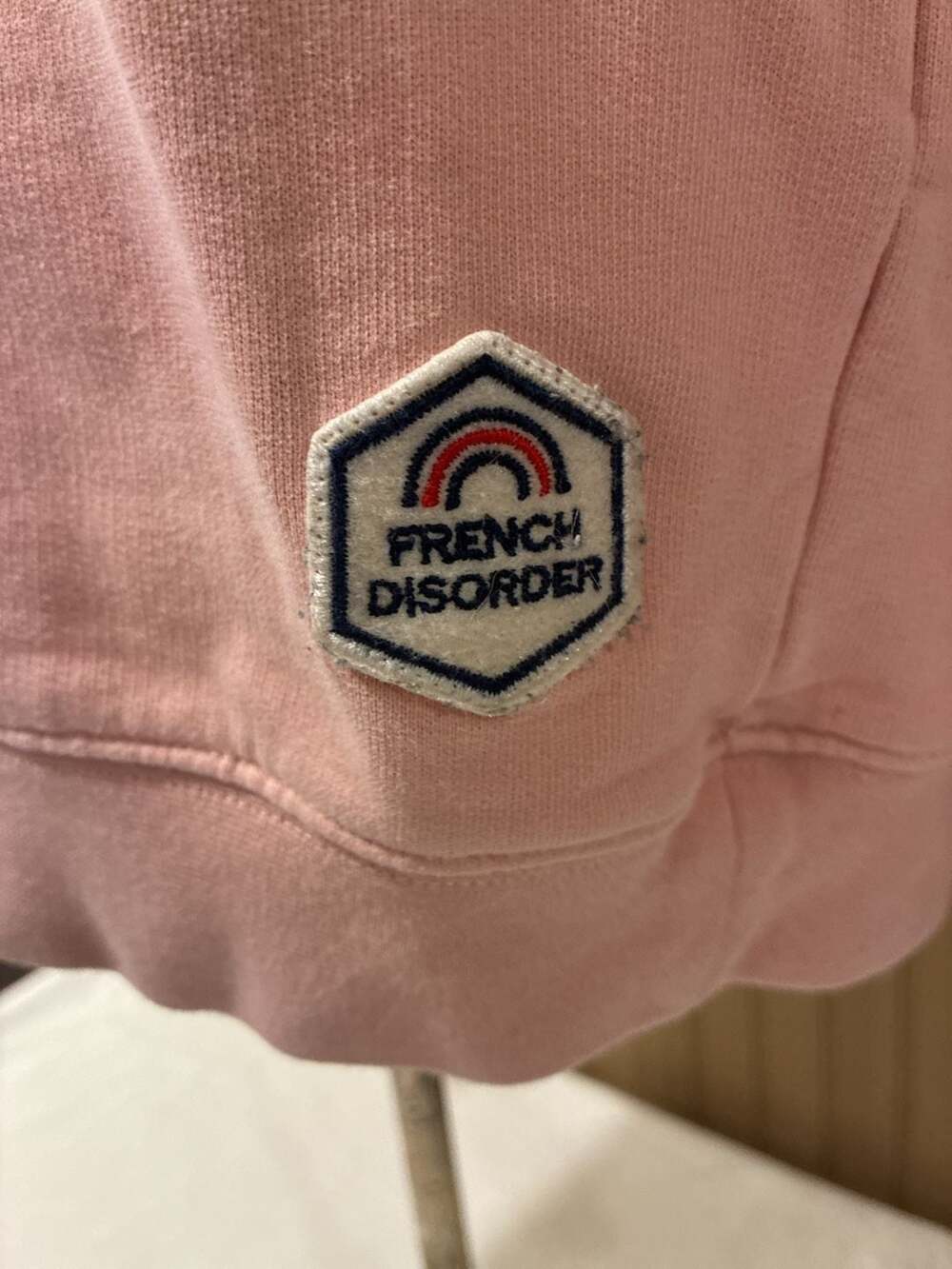 French Disorder Bordeaux Pink Sweatshirt Size M